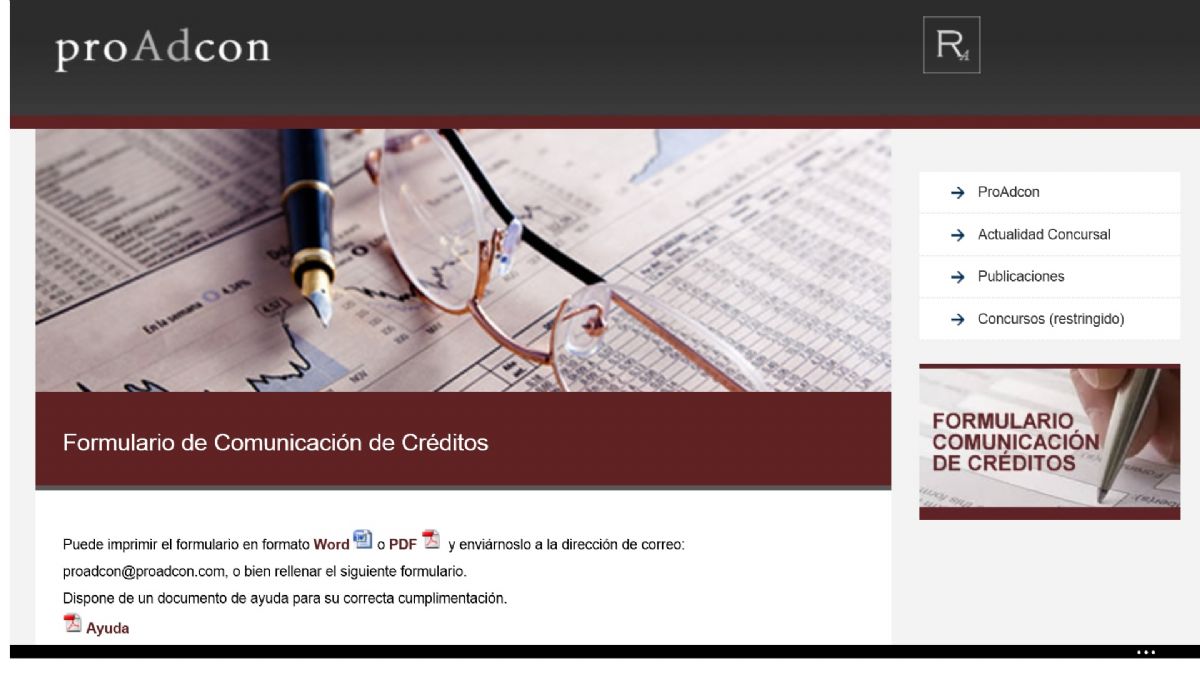 PROADCON renueva su pgina web
